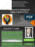 Teoría de La Inteligencia Según Cattell & Horn1