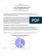 Generator Field Winding Shorted Turns: Observed Conditions and Causes