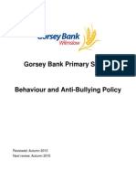 Behaviour & Anti-Bullying Policy 2013