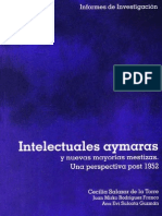 Intelectuales Aymaras y Nuevas Mayorias Mestizas. Una Perspectiva Post 1952