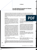 Periodic Sequences With Optimal Properties For Channel Estimation and Fast Start-Up Equalization