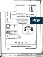 US Army History and Role of Armor 