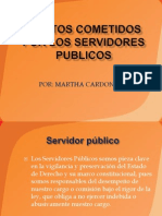 Delitos Cometidos Por Los Servidores Publicos