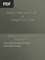 Construction Management