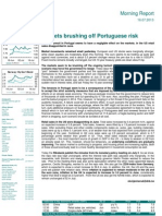 Markets Brushing Off Portuguese Risk: Morning Report