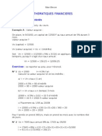 Mathematique Financiere