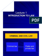 Lecture 1 - Introduction To Business Law