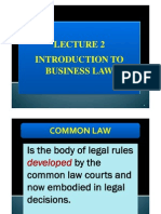 Lecture 2 - Sources of Law