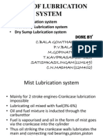 Types of Lubrication System