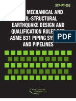 Align Mechanical and Civil-Structural Earthquake Design and Qualification Rules For ASME B31 Piping Systems and Pipelines