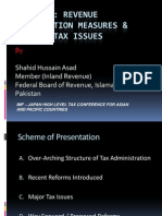 Issues of Taxation in Pakistan and Its Solutions