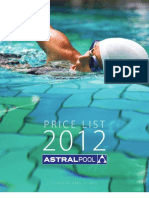 Price List 2012 - Updated 2 April 2012