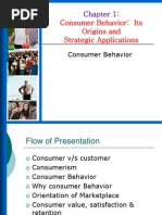 Consumer Behavior: Its Origins and Strategic Applications