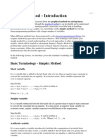 Simplex Method - Maximisation Case