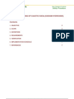 Caustic Soda Handling Procedure