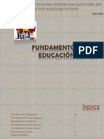 Fundamentos de La Educacin Inicial