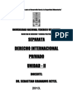 Separata de Internacional Privado - Unidad II-2013