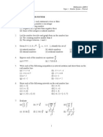 Mathematics QM016 Topic 1: Number System - Tutorial