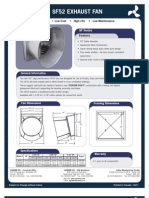 Sf52 Exhaust Fan: Rugged - Low Cost - High CFM - Low Maintenance