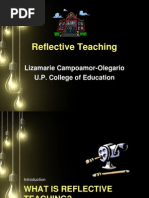 Reflective Teaching: Lizamarie Campoamor-Olegario U.P. College of Education