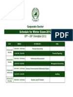 TIME TABLE Corporate