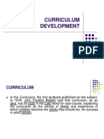 Curriculum Development