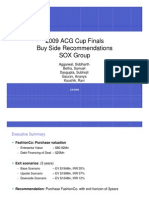 Work Sample - M&A Private Equity Buyside Advising