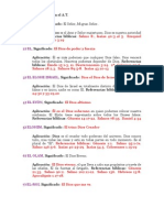 Tarea Sobre Los Nombres de Dios