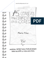 Primeras Paginas 75 Consejos para Sobrevivir Colegio