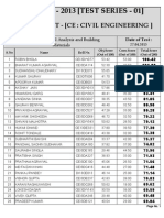 CE Test 1 Result