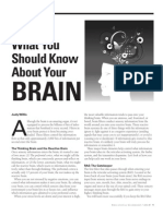 What You Should Know About Your: Brain