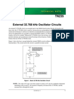 32.768 KHZ Oscillators For Rabbit