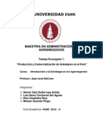 Trabajo Encagado 1 - Produccion y Comercializacion de Arandanos en El Peru