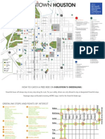 Houston Downtown Map With GreenLink Route