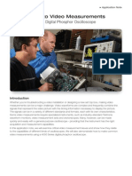 Introduction To Video Measurements: Using A 4000 Series Digital Phosphor Oscilloscope