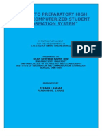 Msu-Tcto Preparatory High School Computerized Student Information System (Proposal)