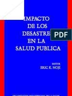 Impacto de Los Desastres en La Salud Publica