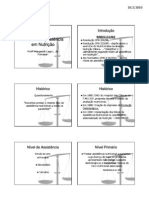 Níveis de Assistência em Nutrição (Modo de Compati Bilidade)