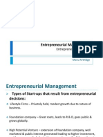 Entrepreneurial Management - II