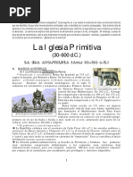 La Iglesia Primitiva: LA ERA APOSTÓLICA (Años 30-100 D.C.)