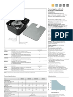 Metroplex: Irreversible Electromechanical Gear Motor, Also Available in 24 VDC Versions With Magnetic Encoder