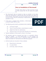 Guideline On Installation of Thermowell