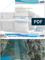 Penang Second Bridge Approach Spans: Quality of Segmental Box Girders Solving Issues During Construction