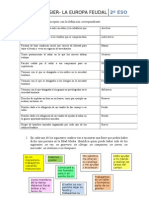 Actividades - La Europa Feudal