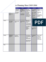 Repertoire Planning Sheet 2006