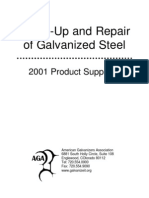 Touch Up and Repair of Galvanized Steel