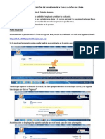 Manual de Expediente y Evaluación en Línea PDF