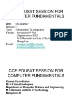 Cce-Edusat Session For Computer Fundamentals