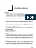 01a - Definiciones Lingüísticas PDF