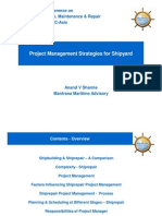 Project Management Strategy Shipyard